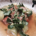 銀座 いっぱし - 金目鯛とトウガンの素揚げをあんかけで