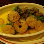 イタリアンレストラン アランチーニ 桜上水 - 料理写真:ブロッコリーとエビ炒めにアンチョビソース。美味い!