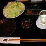 やきとりひびき庵別館 - お通しとお酒