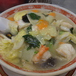 中国麺家万天 - えびそば￥1050☆