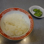 中国麺家万天 - 半ライス￥150☆