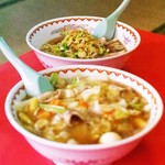 竜丹 - ねぎラーメン＆五目ラーメン