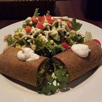 レインボー・ローフード - メキシカンブリトーとローマヨサラダ！
                                野菜たっぷりで食べごたえ十分！