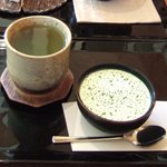 さらさら - 抹茶ゼリーのセットです。