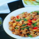 中華創作料理 家味道 餃子居酒屋  - 鶏とカッシュナッツの定食