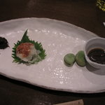 原始焼・二代目・魚々子 - コースの一品