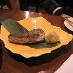 原始焼・二代目・魚々子 - コースの一品（お魚、1人一尾）