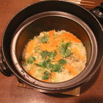 原始焼・二代目・魚々子 - コースの一品（たこ飯）