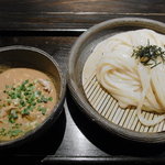 山元麺蔵 - 赤い胡麻ダレ　豚しゃぶざるうどん