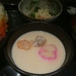 Sushidokorotokiya - 茶碗蒸し&サラダ