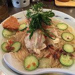 そらのいろ麹町本舗 - 冷汁風煮干ラーメン