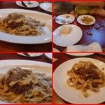 オステリア ブッコ - 黒田庄町の和牛ミートソース、ポルチーニ風味（孫が気に入り沢山食べました。）