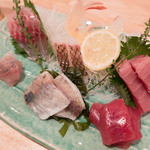 鎌倉 波平 - 刺身盛り合わせ