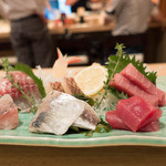 鎌倉 波平 - 刺身盛り合わせ