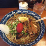 麺食堂 一真亭 - 冷やしラーメン 2015(スープがジェル状)