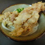 １玉１５０円＋ゲソ天１５０円　※トッピング用の取り皿はありません