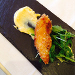 トラットリア・コッレ - 真鯛のスモーク フリット！