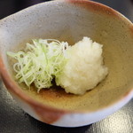 蕎麦 栂 - 葱＆辛味大根 2015年8月
