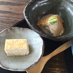 Sobadokoro Yoshitake - 豆腐とデザート