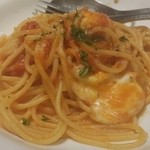 トラットリア クアルト - 【2015年８月夜】モッツアレラとトマトのパスタ