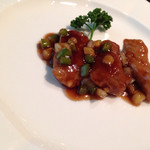 豚肉のソテー 黒酢ソース