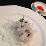 鱧の冷製 梅ソース