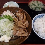 Takashita - 豚しょうが焼定食　920円