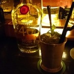 モルツ - ミントジュレップ。ベースをメーカーズマーク46で。