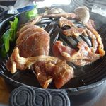 高瀬川 - 専用の鉄鍋で豪快に焼きます