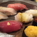 蔵鮨 - カツオ、ツブ貝、タコ