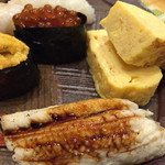 蔵鮨 - 穴子に玉子