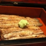 横浜野田岩 - 志ら焼　サッパリした仕上げは天然の特徴　山葵も上質で水々しい