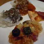 パパゲーノ - ２０１５．８．１４再訪いかすみカレー、ボンゴレパエリア、ポークカレー