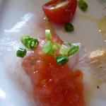 ラ バルカ - 鱸のカルパッチョ