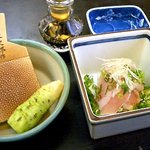 小樽・蕎麦屋・籔半 - 藪半 「鶏わさ」