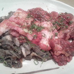 センマイ、ロース、ハラミです