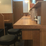 煮干中華そば鈴蘭 - カウンター