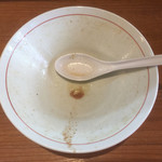 煮干中華そば鈴蘭 - 完飲！