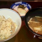 味季 和遊 - 蓮根ご飯＆味噌汁