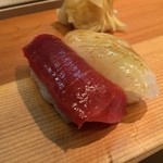 鮨の魚政 - 中トロ・松川カレイ