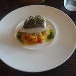 ズッペリア オステリア ピティリアーノ - 天草の真鯛の白ワイン蒸し　カポナータ添え