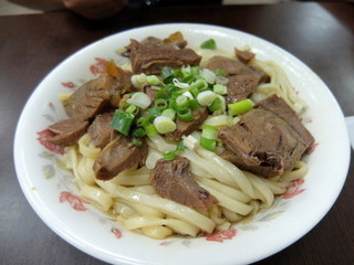 Gang Yuan Beef Noodle Restaurant - 牛肉拌麺　110元　汁なし牛肉麺