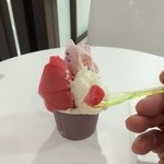 VITO - 香りのいいローズとフランボアーズをまぜたソルベです。