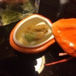 強羅 環翠楼 - 先付け、雲丹の器