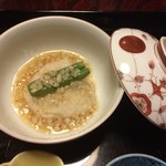 強羅 環翠楼 - 焚きもの　里芋フカヒレ饅頭