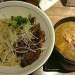 河内の中華そば 醤 - 黄色(カレー)つけ麺、(限定)
