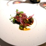 オマージュ - わさびで頂く尾崎牛