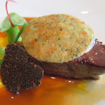 CROWN - 黒毛和牛フィレ肉のポワレモワルー当然うまいですー