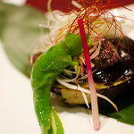 八寶 - 和牛と丸茄子の田楽