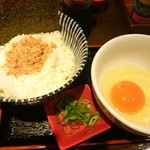 らーめん 鶏喰 - 2015年6月　卵かけご飯　（アスタキング）300円
